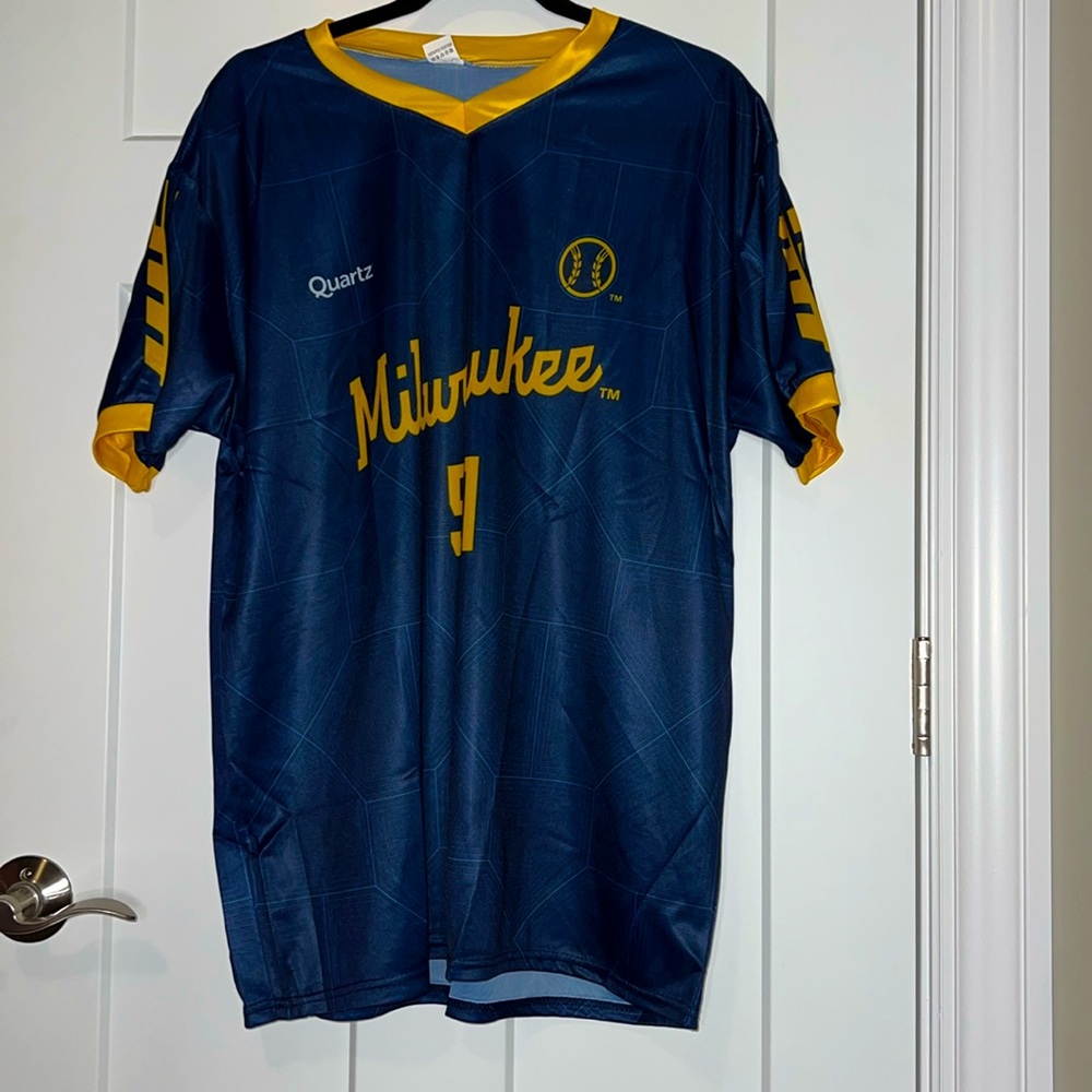 NEW Novelty Milwaukee Brewers Peralta Jersey
